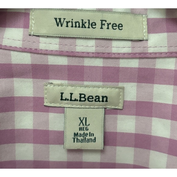 L.L Bean check print button down XL - Picture 5 of 8